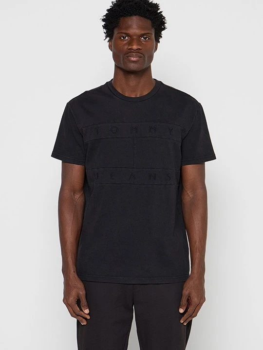 Zdjęcie produktu T-shirt z nadrukiem Tommy Jeans czarny