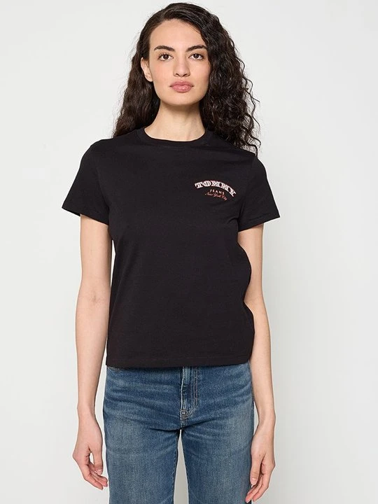 Zdjęcie produktu T-shirt z nadrukiem Tommy Jeans czarny