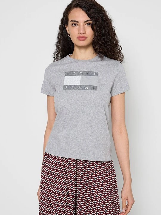 Zdjęcie produktu T-shirt z nadrukiem Tommy Jeans szary