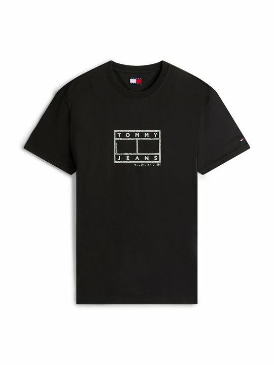 Zdjęcie produktu T-shirt z nadrukiem Tommy Jeans czarny