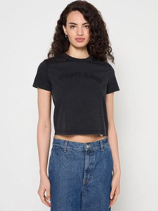 Zdjęcie produktu T-shirt z nadrukiem Tommy Jeans czarny