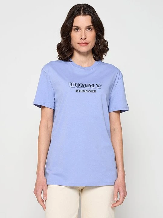 Zdjęcie produktu T-shirt z nadrukiem Tommy Jeans niebieski