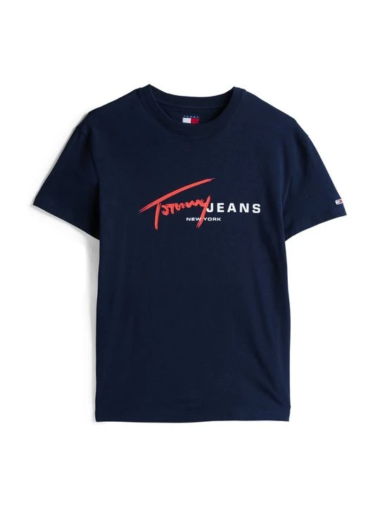 Zdjęcie produktu T-shirt z nadrukiem Tommy Jeans granatowy