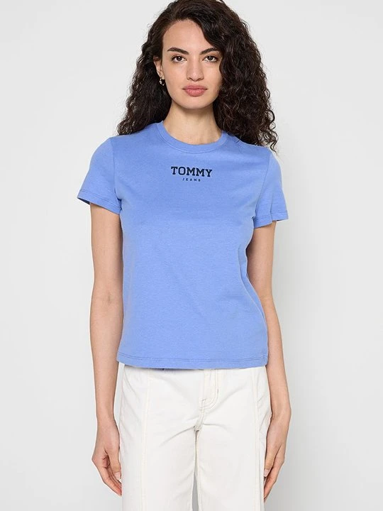Zdjęcie produktu T-shirt z nadrukiem Tommy Jeans niebieski