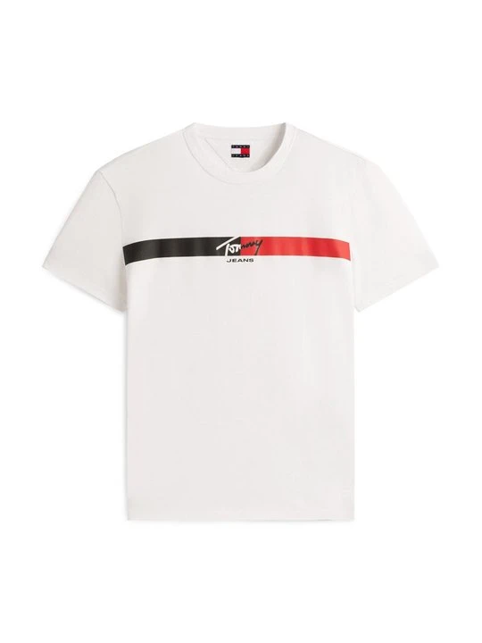 Zdjęcie produktu T-shirt z nadrukiem Tommy Jeans mleczny