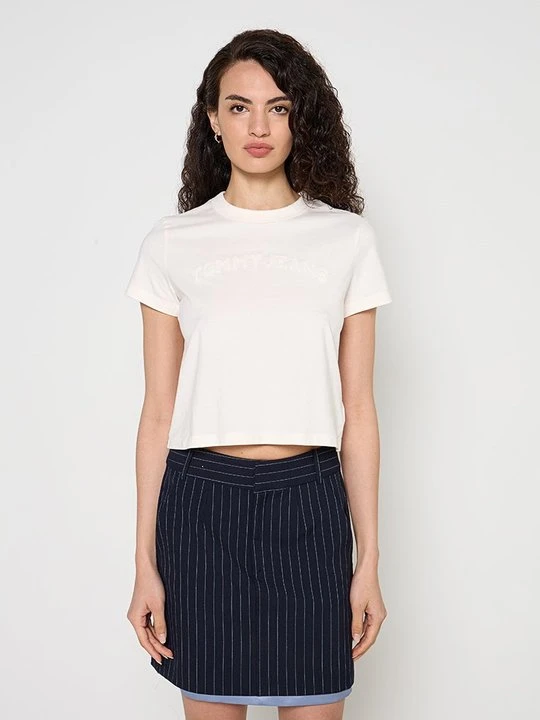 Zdjęcie produktu T-shirt z nadrukiem Tommy Jeans biały