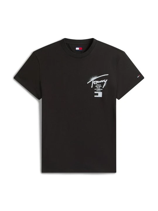 Zdjęcie produktu T-shirt z nadrukiem Tommy Jeans czarny