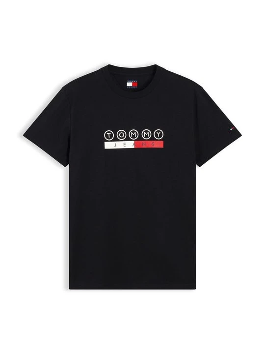 Zdjęcie produktu T-shirt z nadrukiem Tommy Jeans czarny