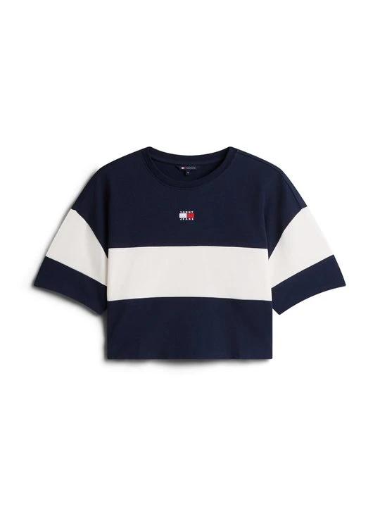 Zdjęcie produktu T-shirt z nadrukiem Tommy Jeans granatowy