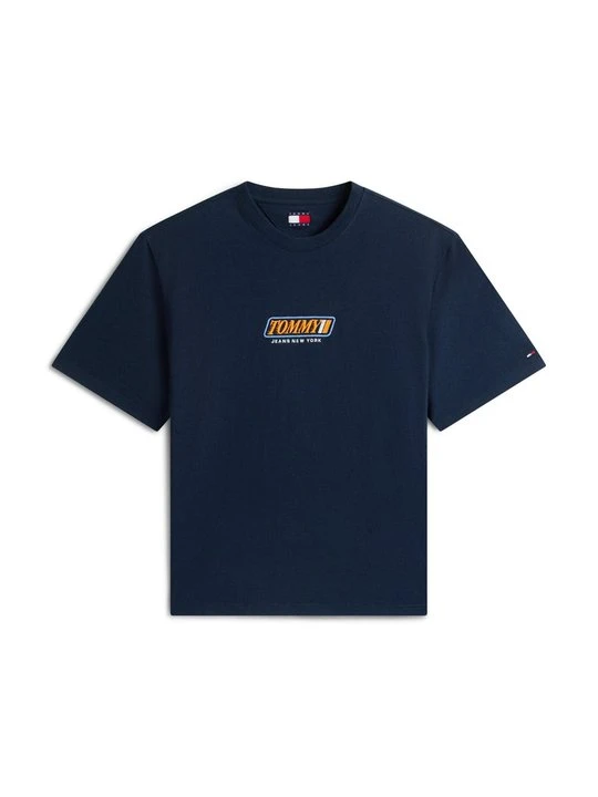 Zdjęcie produktu T-shirt z nadrukiem Tommy Jeans granatowy