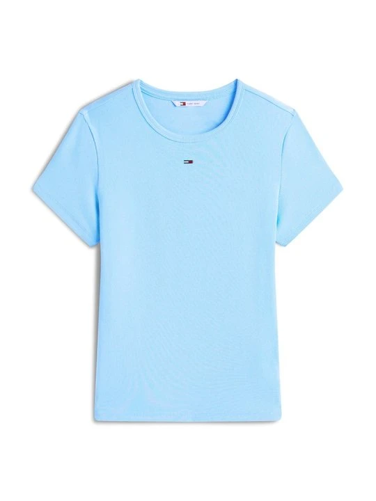 Zdjęcie produktu T-shirt z nadrukiem Tommy Jeans jasnoniebieski