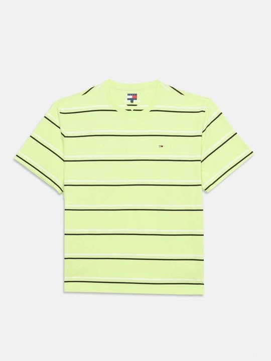 Zdjęcie produktu T-shirt z nadrukiem Tommy Jeans jasnożółty