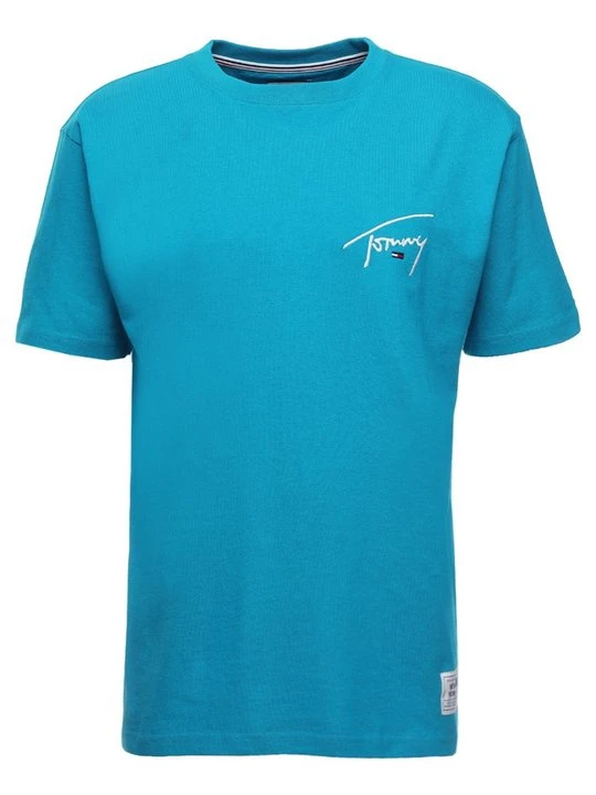 Zdjęcie produktu T-shirt z nadrukiem Tommy Jeans petrol