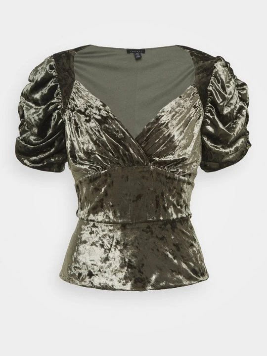Zdjęcie produktu T-shirt z nadrukiem Topshop zielony