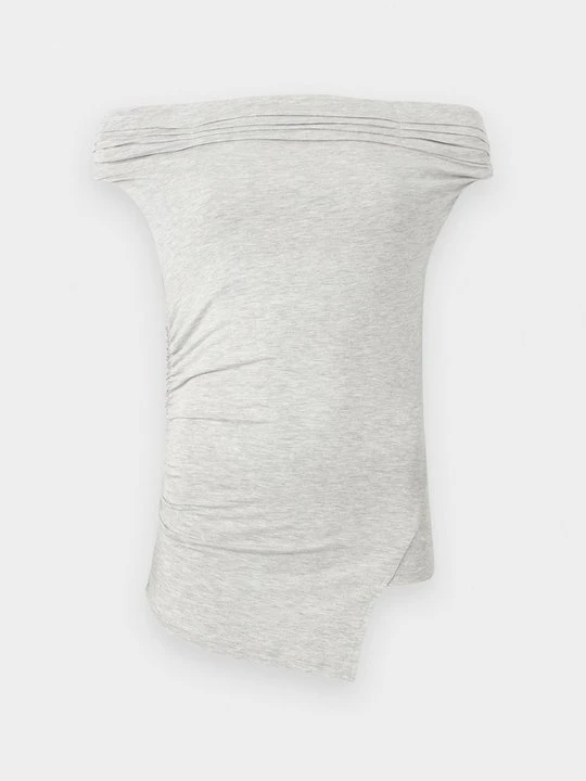 Zdjęcie produktu T-shirt z nadrukiem Topshop szary melanż