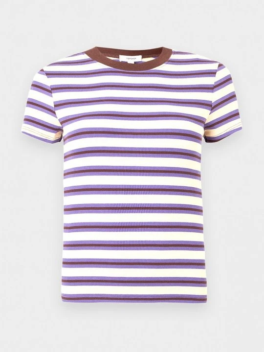 Zdjęcie produktu T-shirt z nadrukiem Topshop fioletowy
