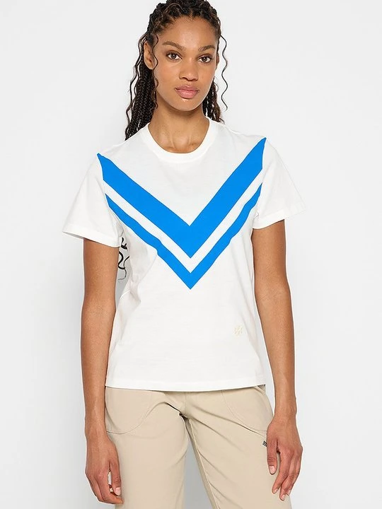 Zdjęcie produktu T-shirt z nadrukiem Tory Burch biały