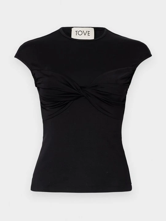 Zdjęcie produktu T-shirt z nadrukiem TOVE czarny