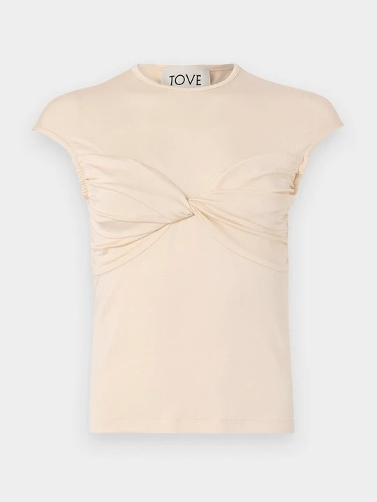 Zdjęcie produktu T-shirt z nadrukiem TOVE mleczny
