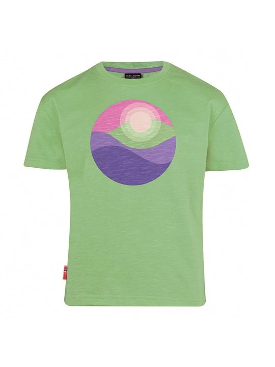 Zdjęcie produktu T-shirt z nadrukiem Trollkids jasnozielony