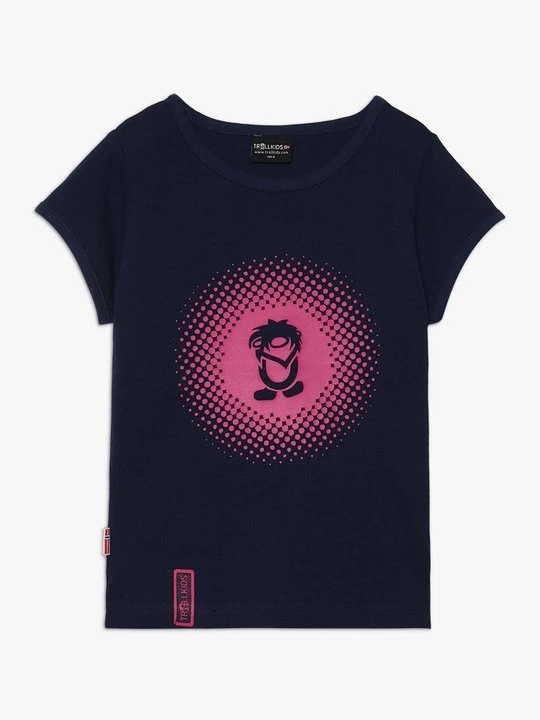 Zdjęcie produktu T-shirt z nadrukiem Trollkids granatowy