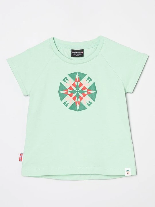 Zdjęcie produktu T-shirt z nadrukiem Trollkids zielony
