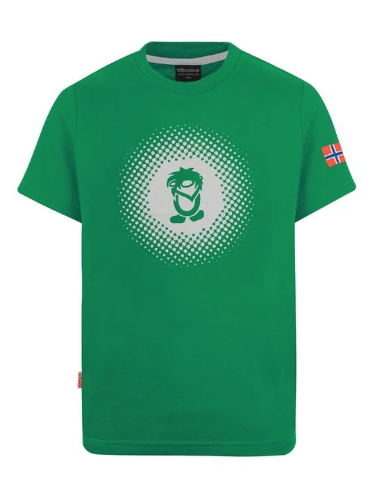 Zdjęcie produktu T-shirt z nadrukiem Trollkids zielony