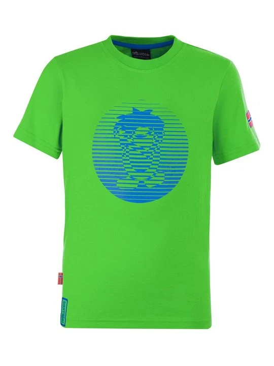 Zdjęcie produktu T-shirt z nadrukiem Trollkids zielony