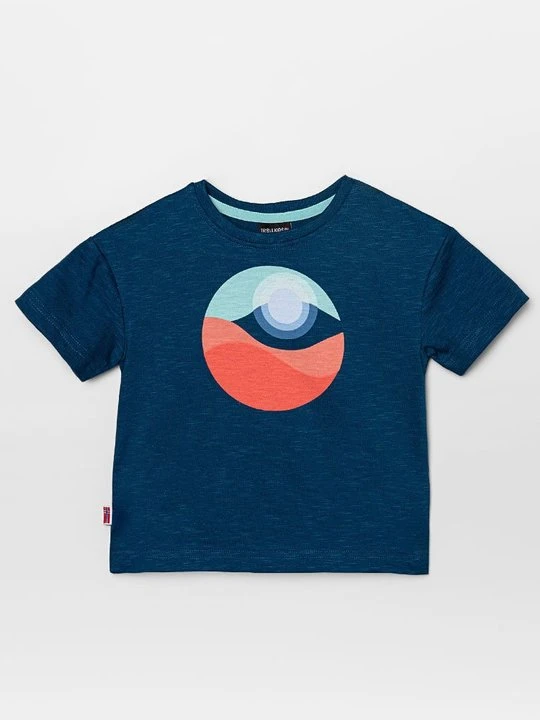 Zdjęcie produktu T-shirt z nadrukiem Trollkids granatowy