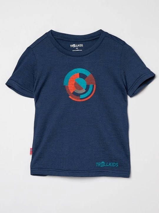 Zdjęcie produktu T-shirt z nadrukiem Trollkids granatowy