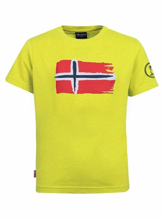 Zdjęcie produktu T-shirt z nadrukiem Trollkids żółty