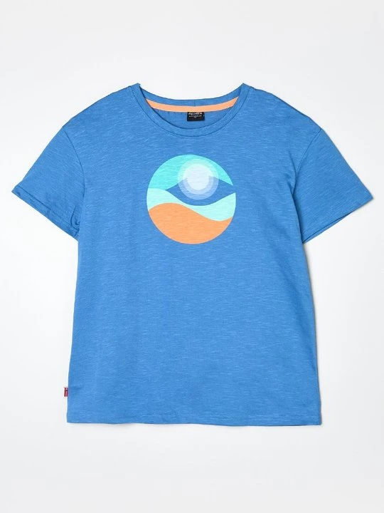Zdjęcie produktu T-shirt z nadrukiem Trollkids niebieski