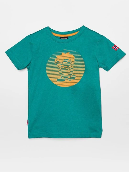 Zdjęcie produktu T-shirt z nadrukiem Trollkids zielony