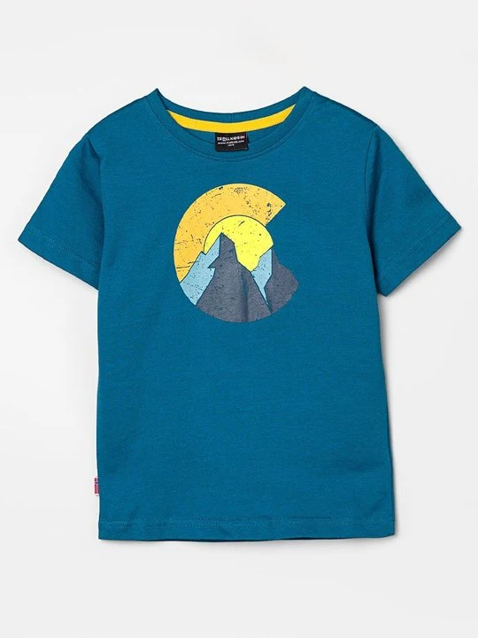 Zdjęcie produktu T-shirt z nadrukiem Trollkids niebieski