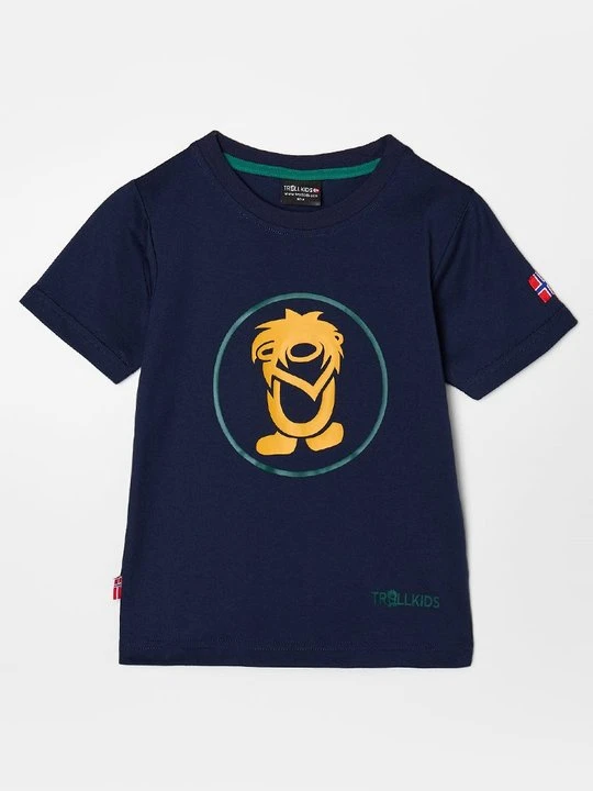Zdjęcie produktu T-shirt z nadrukiem Trollkids granatowy