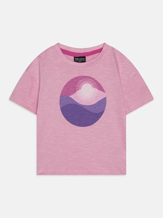 Zdjęcie produktu T-shirt z nadrukiem Trollkids różowy