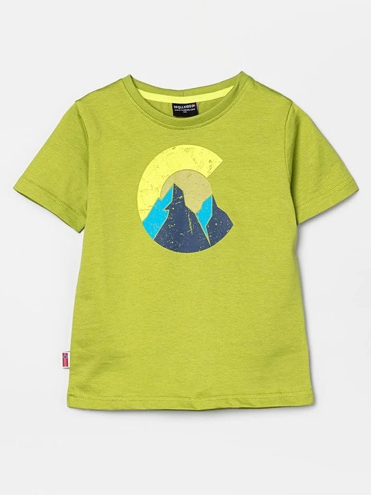Zdjęcie produktu T-shirt z nadrukiem Trollkids oliwkowy