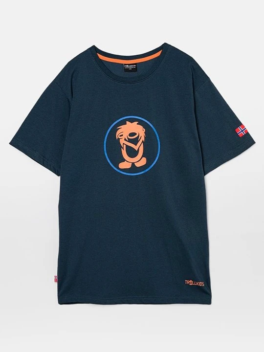 Zdjęcie produktu T-shirt z nadrukiem Trollkids granatowy