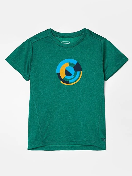Zdjęcie produktu T-shirt z nadrukiem Trollkids ciemnozielony