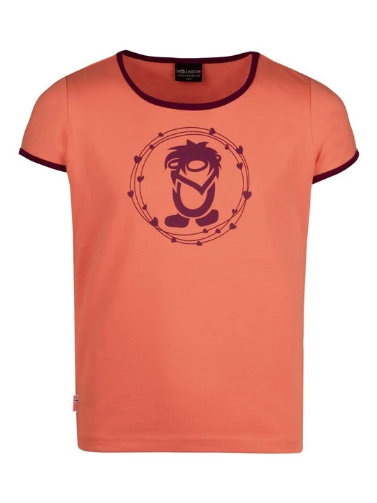 Zdjęcie produktu T-shirt z nadrukiem Trollkids morelowy