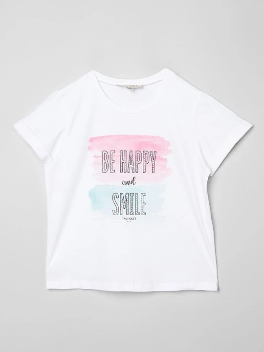 Zdjęcie produktu T-shirt z nadrukiem TWINSET biały