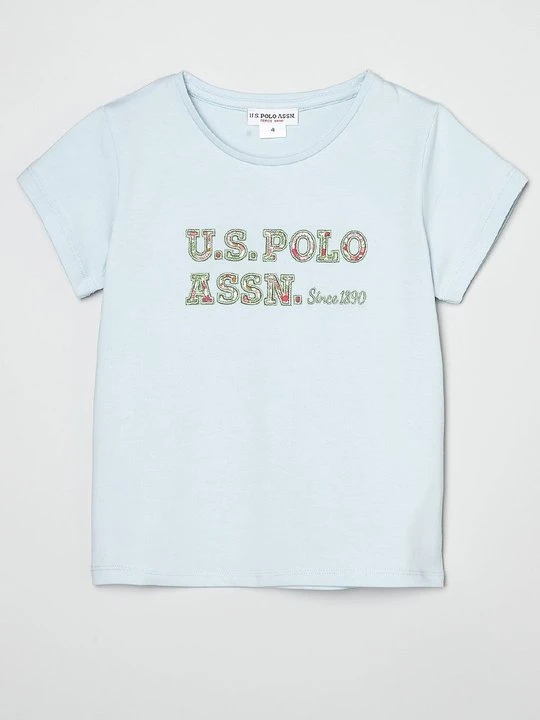 Zdjęcie produktu T-shirt z nadrukiem U.S. POLO ASSN. niebieski
