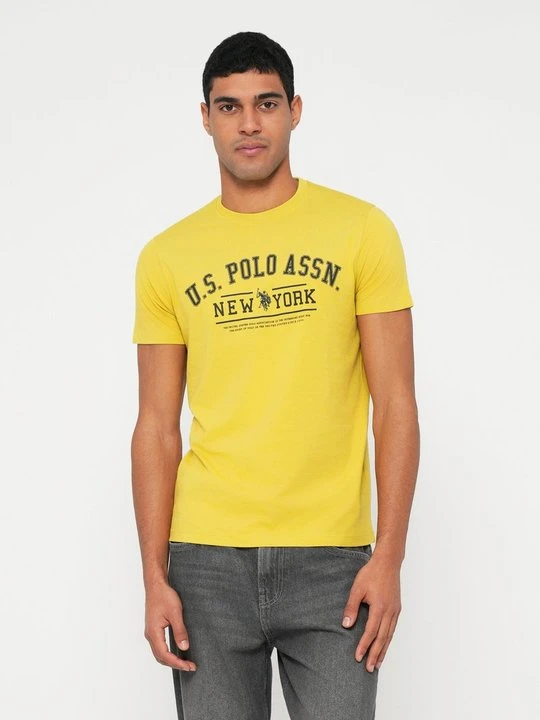 Zdjęcie produktu T-shirt z nadrukiem U.S. POLO ASSN. zielony neon