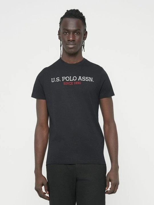 Zdjęcie produktu T-shirt z nadrukiem U.S. POLO ASSN. czarny