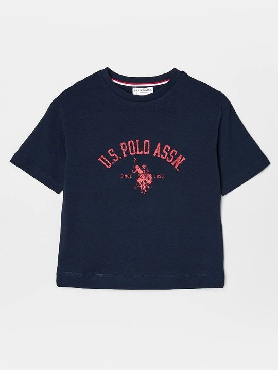 Zdjęcie produktu T-shirt z nadrukiem U.S. POLO ASSN. granatowy