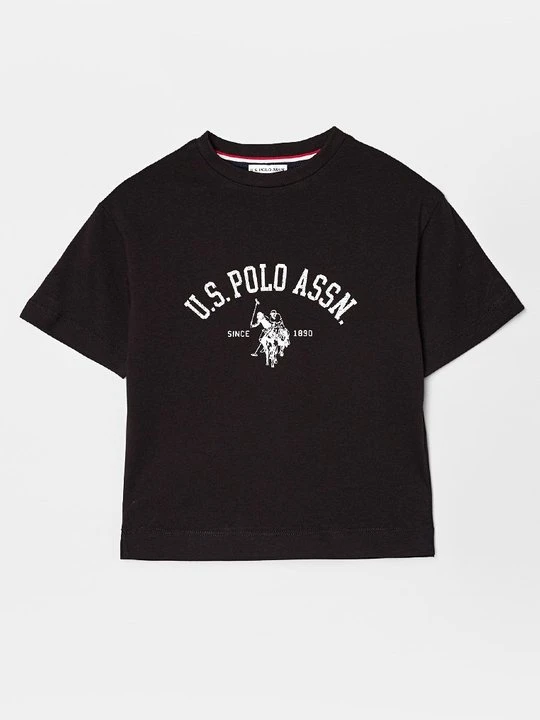 Zdjęcie produktu T-shirt z nadrukiem U.S. POLO ASSN. czarny