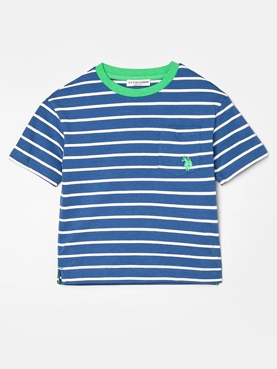 Zdjęcie produktu T-shirt z nadrukiem U.S. POLO ASSN. niebieski