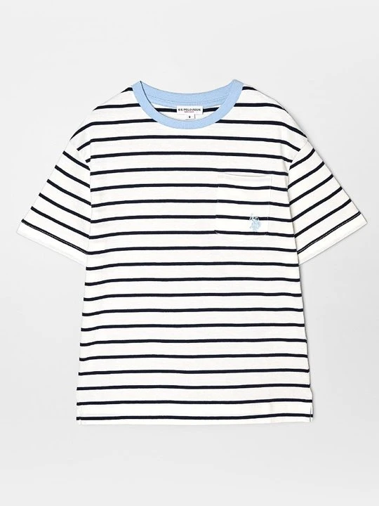 Zdjęcie produktu T-shirt z nadrukiem U.S. POLO ASSN. biały