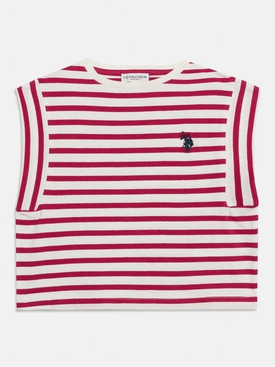Zdjęcie produktu T-shirt z nadrukiem U.S. POLO ASSN. biały