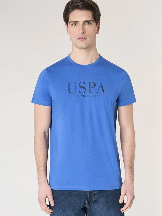 Zdjęcie produktu T-shirt z nadrukiem U.S. POLO ASSN. granatowy